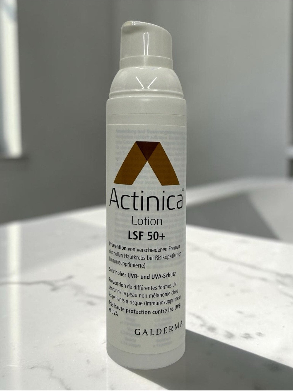 Actinica Lotion SPF 50+ UVA UVB Sunscreen Dispenser 80g EXP: 9/28 READ!!
